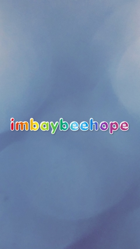 imbaybeehope onlyfans leaked picture 2