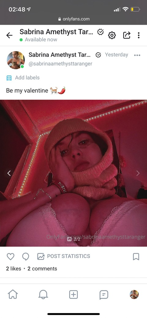 sabrinaamethysttaranger onlyfans leaked picture 2